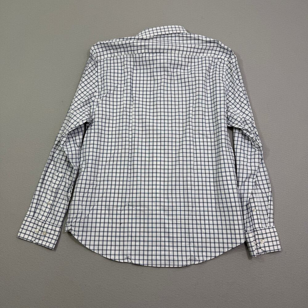 Bonobos Slim Fit Button Shirt Men's 2XL White Blue Plaid Preppy Stretch NEW - Picture 7 of 10